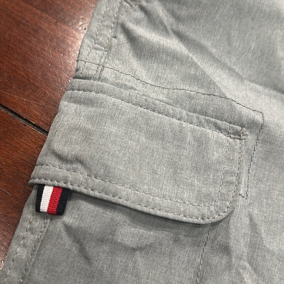 Tommy Hilfiger Kids Gray Cargo Shorts - Picture 3 of 4